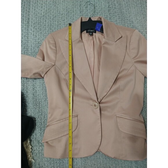 Bebe Blazer Blush Sz 8 City Officey Feminine - Picture 2 of 8